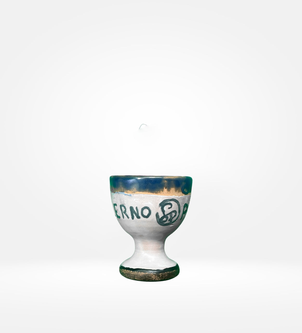 Portauovo in Ceramica Artigianale Azzurro e Bianco, Richiamo al Mare
