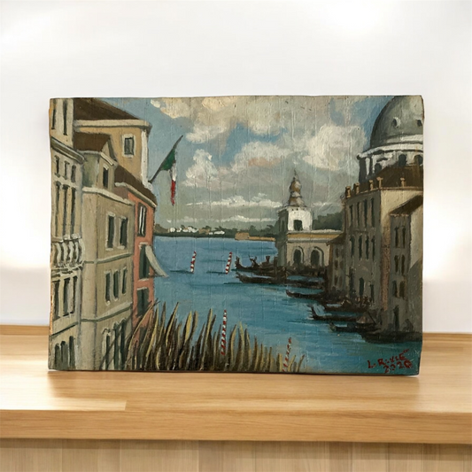 Quadro – Scorcio Veneziano tra Canali e Architetture