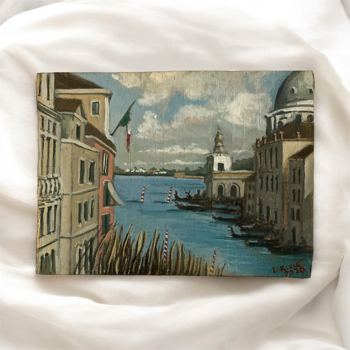 Quadro – Scorcio Veneziano tra Canali e Architetture