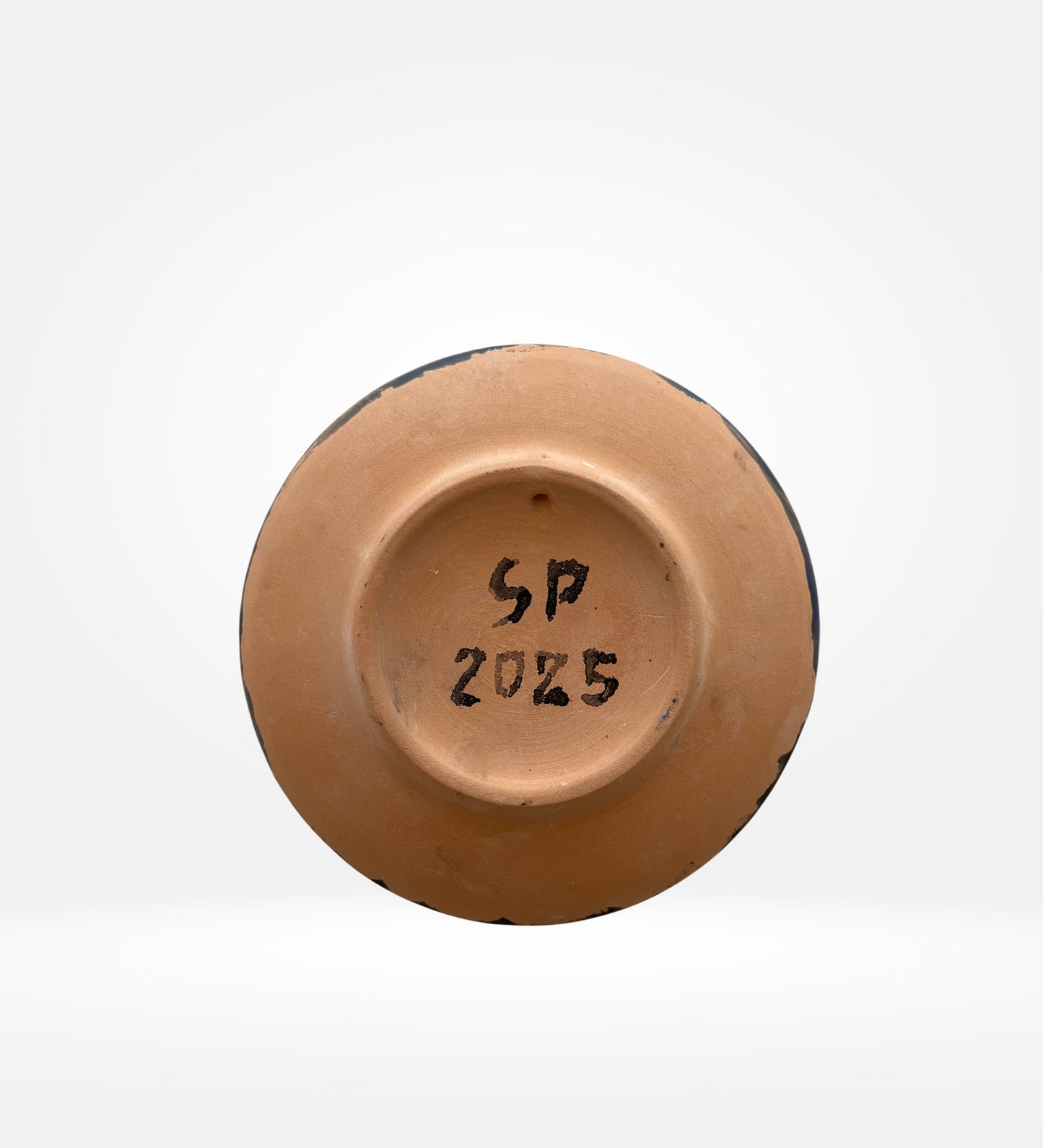 Piattino Decorativo in Ceramica dipinto a Mano, Salerno dalla Costiera Amalfitana