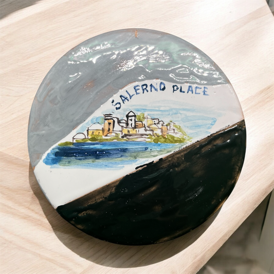 Piattino Decorativo in Ceramica dipinto a mano