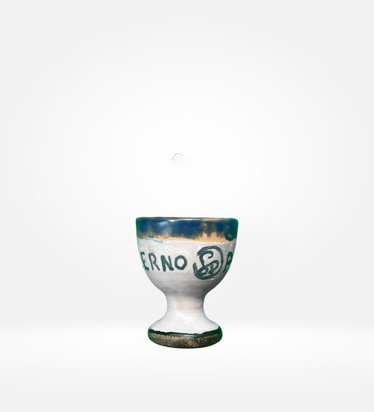 Portauovo in Ceramica Artigianale Azzurro e Bianco, Richiamo al Mare
