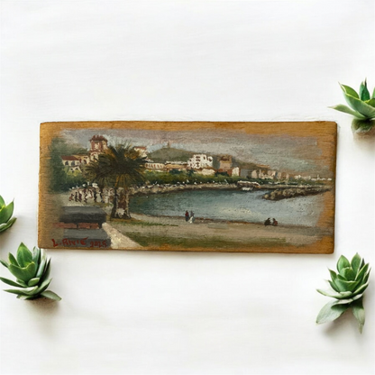 Opera Unica a Olio su Tavola – Lungomare di Salerno, Santa Teresa