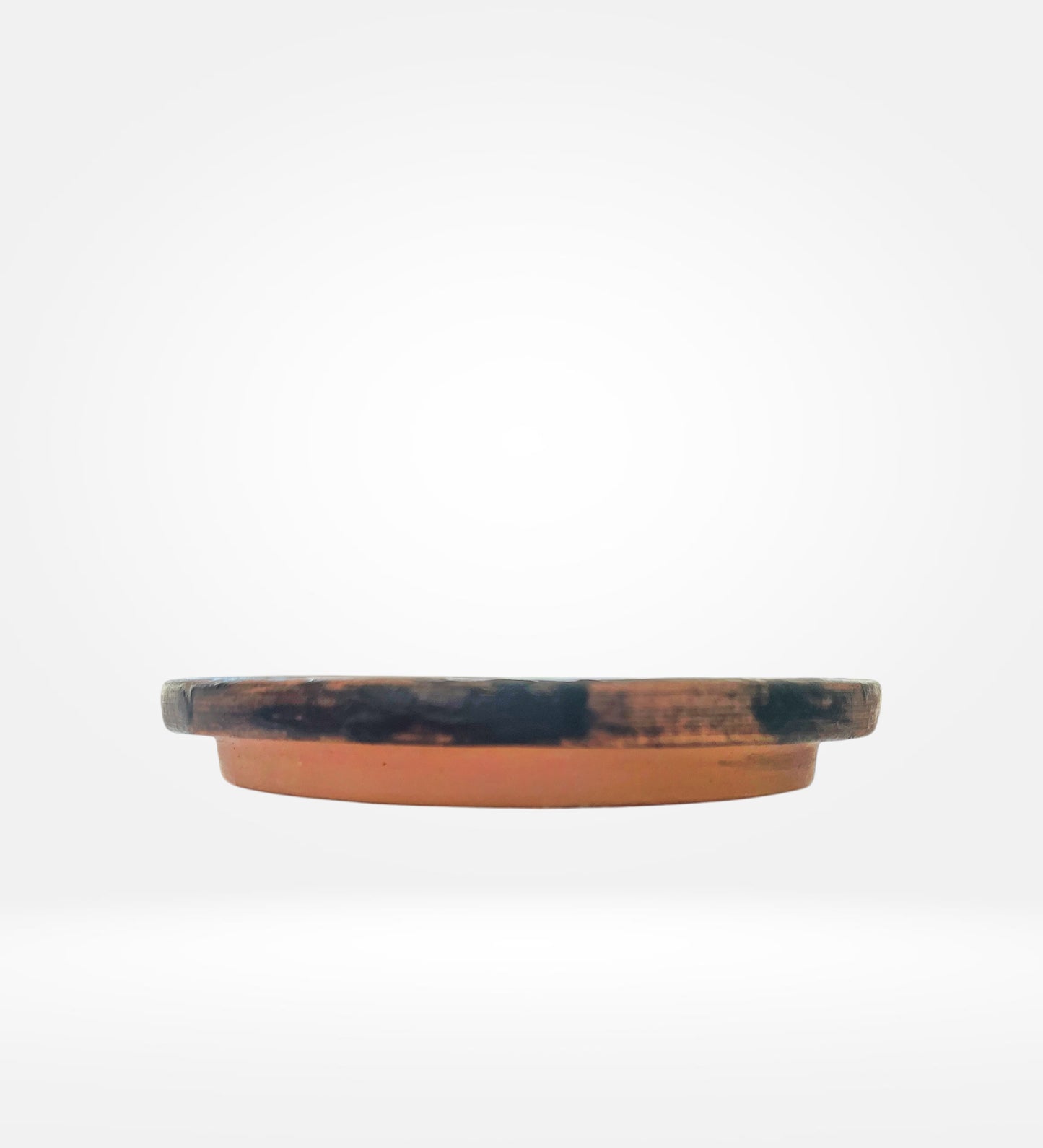 Piattino Decorativo in Ceramica dipinto a mano, veduta Golfo di Salerno