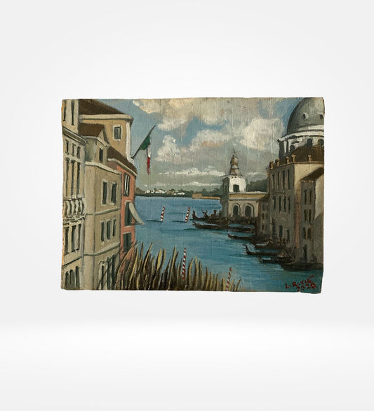 Quadro – Scorcio Veneziano tra Canali e Architetture